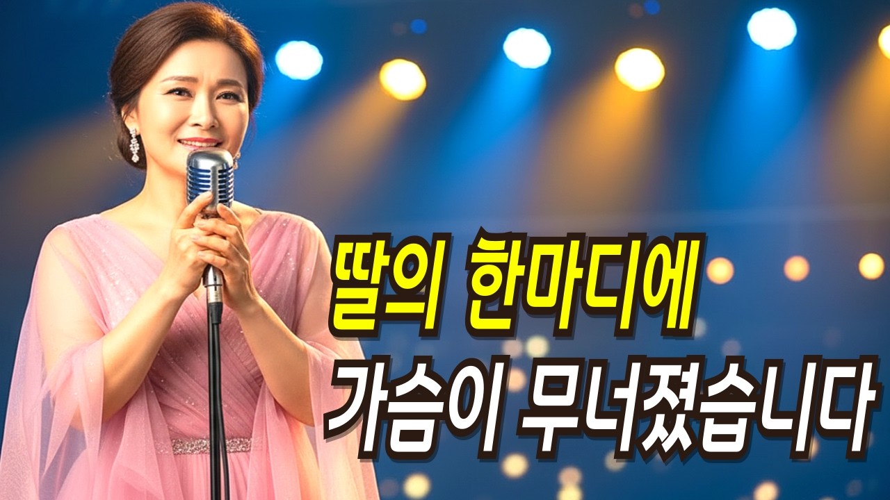 딸의 한마디에 가슴이 무너졌습니다｜지금 나이에 들으면 눈물 나는 감성 트롯