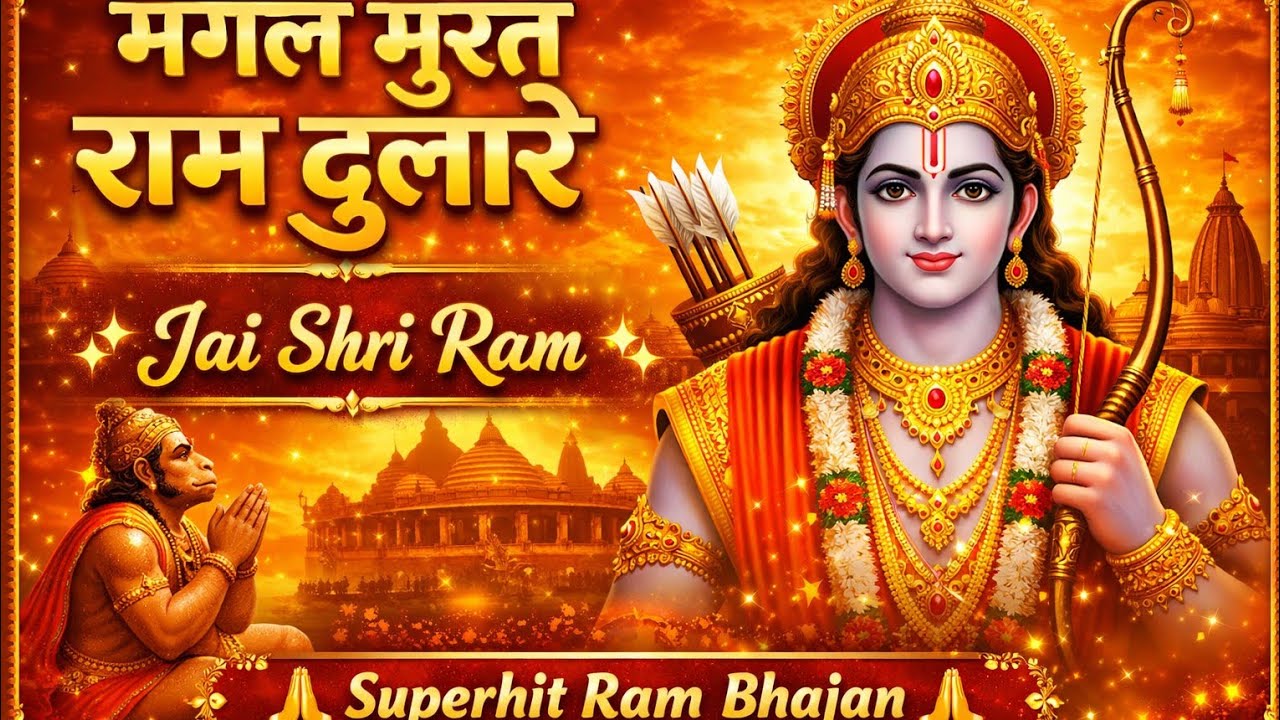🌿🥀🥀🙏मंगल मूरत राम दुलारे | सुंदर भजन | Jai Shri Ram Bhajan | Ram Bhakti Geet | Ram Bhajan 2026 🥀🙏🌿🙏🥀