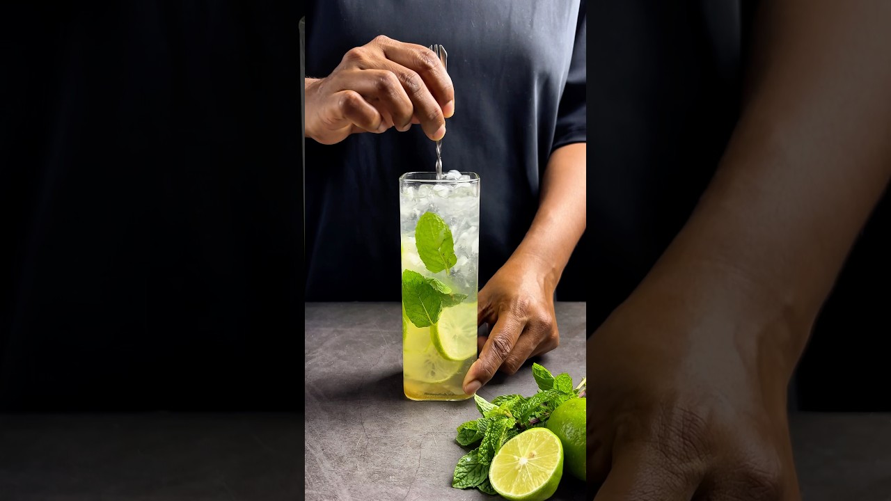 Virgin Mojito 🍃 #easy #refreshing #drink