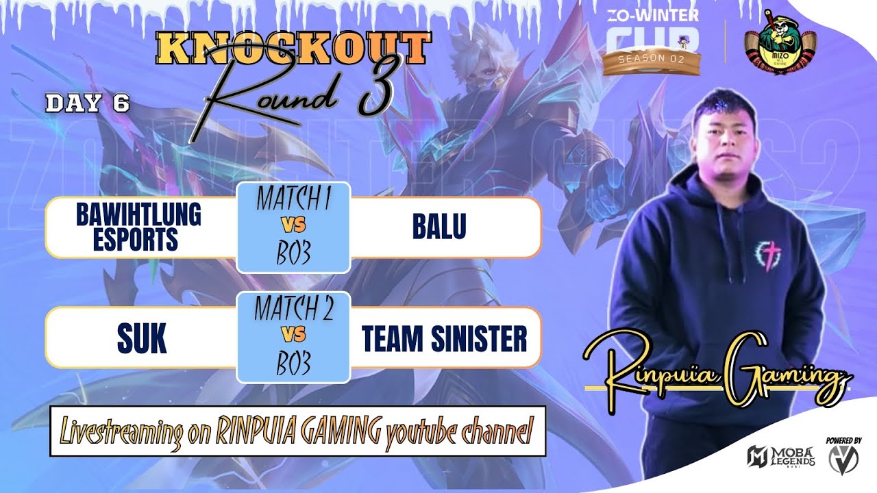 ZO WINTER CUP S2/KNOCK OUT ROUND,DAY 6 | #mobalegend5v5
