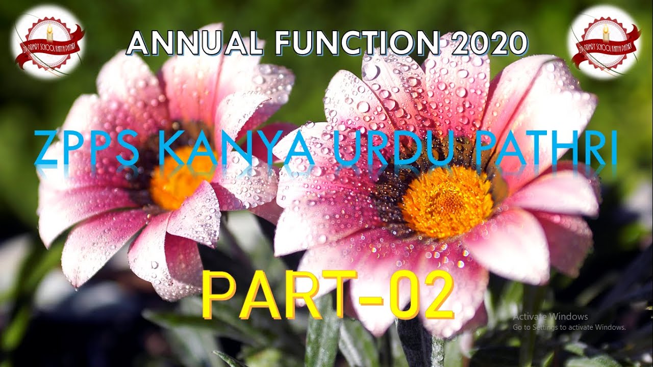 PART-02| ANNUAL FUNCTION ZPPS KANYA URDU PATHRI 2020
