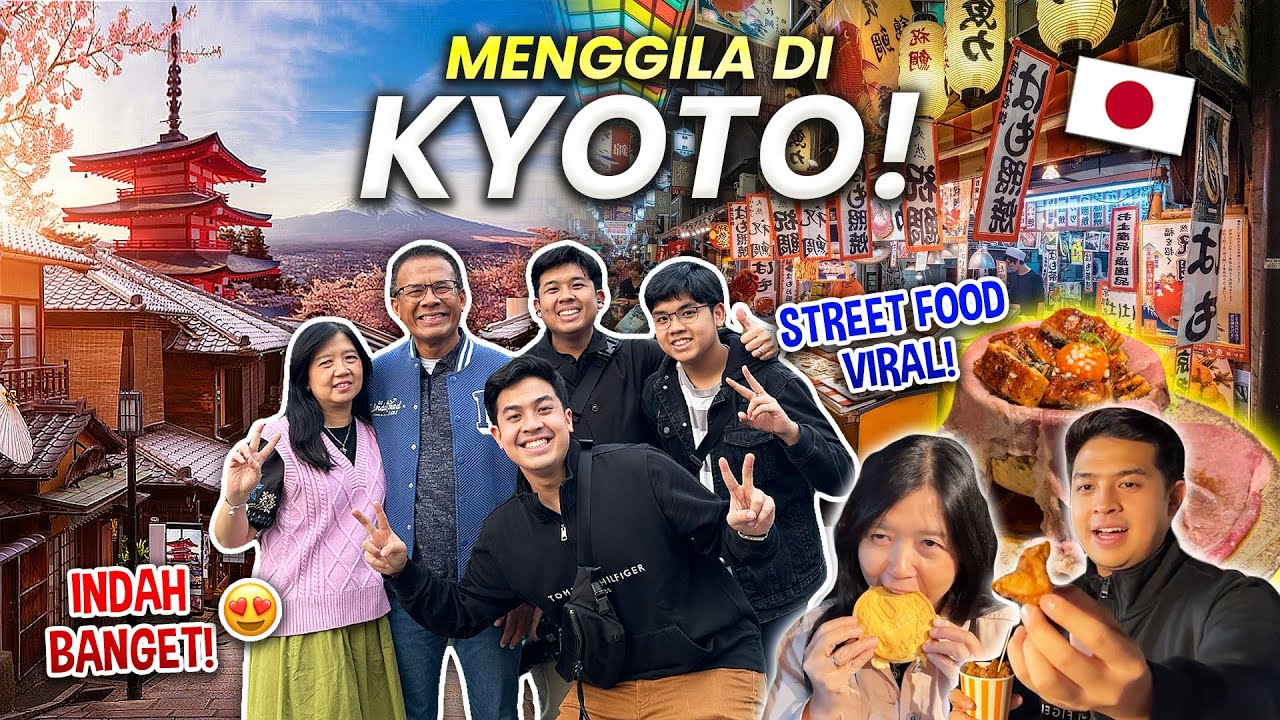 PINDAH KE KYOTO, HUNTING STREETFOOD & SEAFOOD BEEF BOWL VIRAL! KOTANYA CANTIK BANGET!