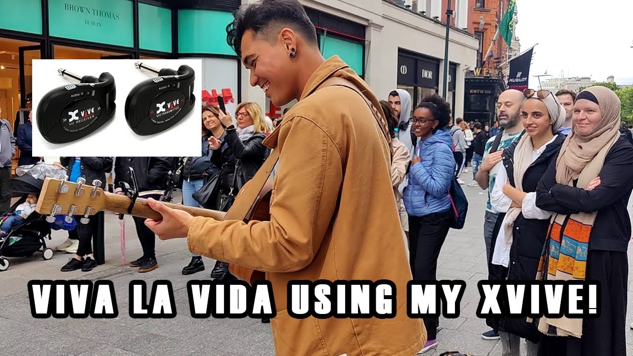 MY GUITAR IS WIRELESS! playing VIVA LA VIDA (feat. ROE!)