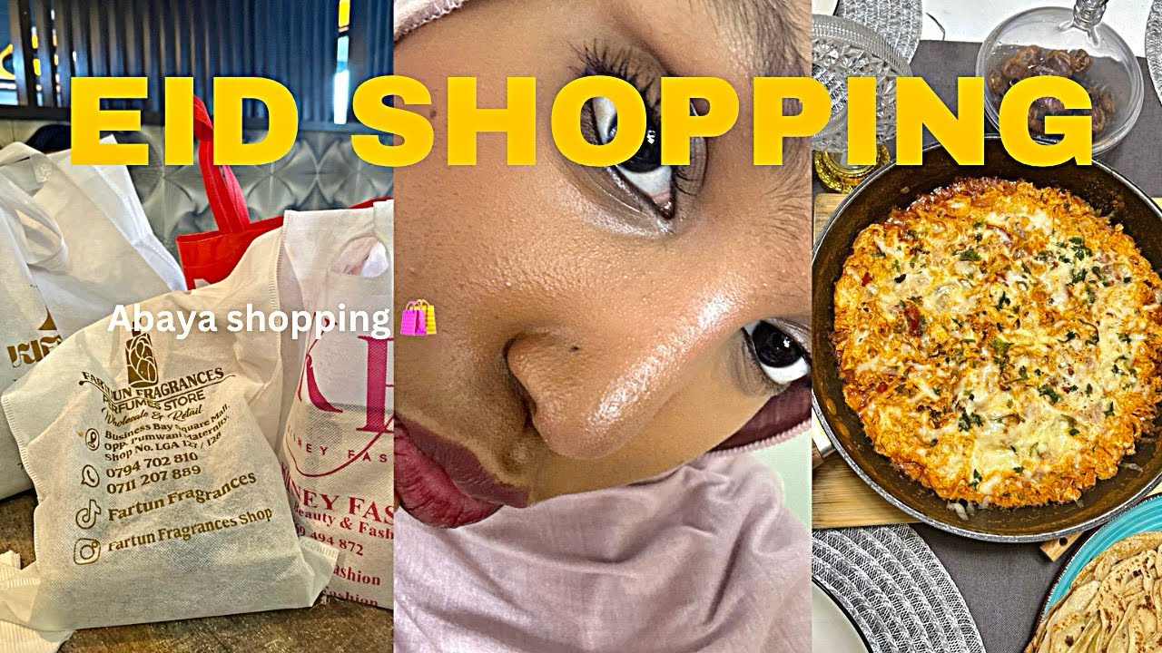 EID SHOPPING || iftar outside, perfume shopping 🛍️ Last minute Eid shopping ✨
