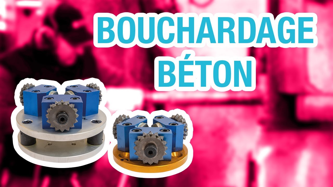 Bouchardage béton - Démo
