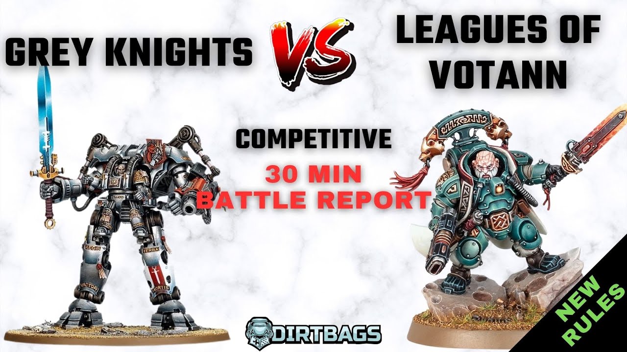 Серые Рыцари против Вотанна | Соревновательный Левиафан | Отчёт о битве Warhammer 40k