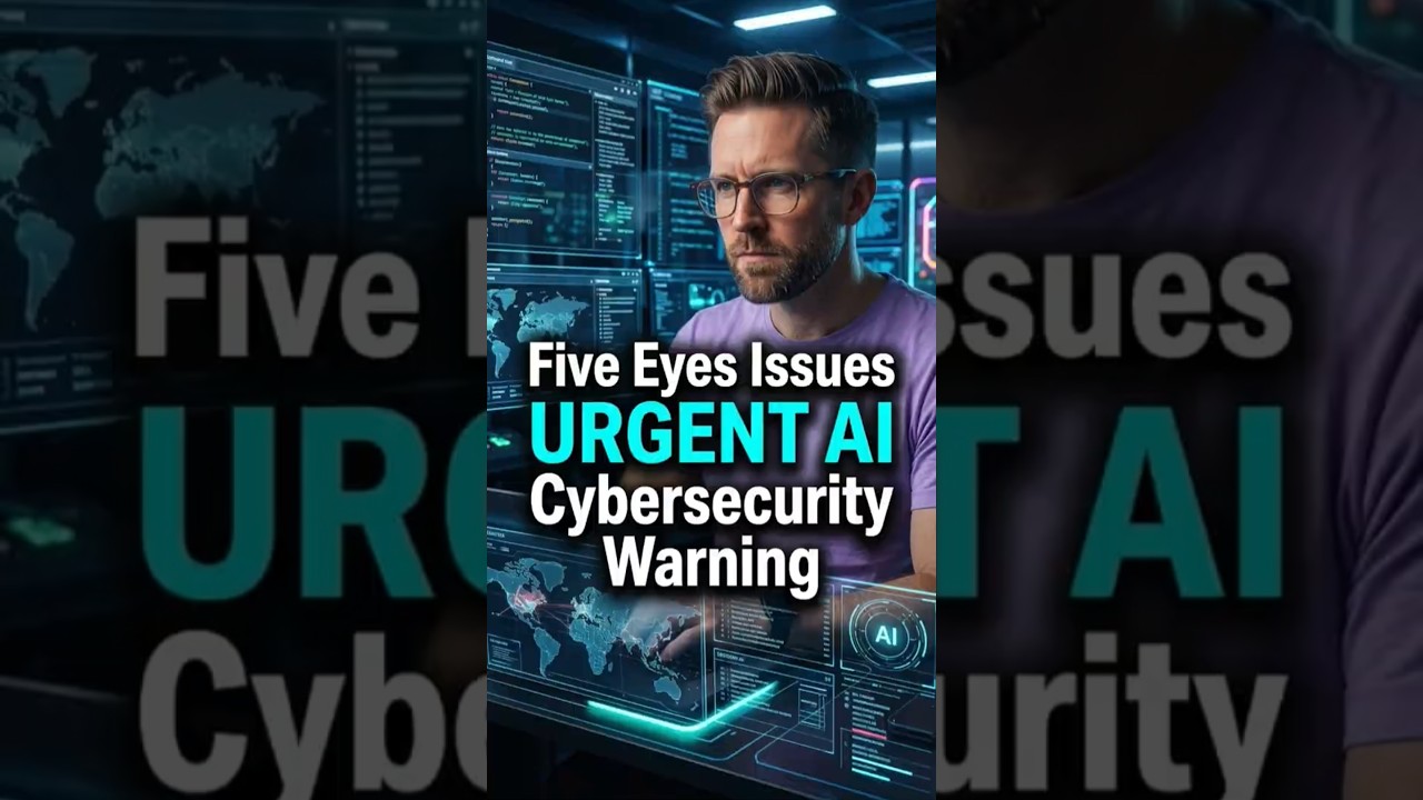 Five Eyes Issues Urgent AI Cybersecurity Warning #CyberSecurity #FiveEyes #CyberAttack #TechNews #ai