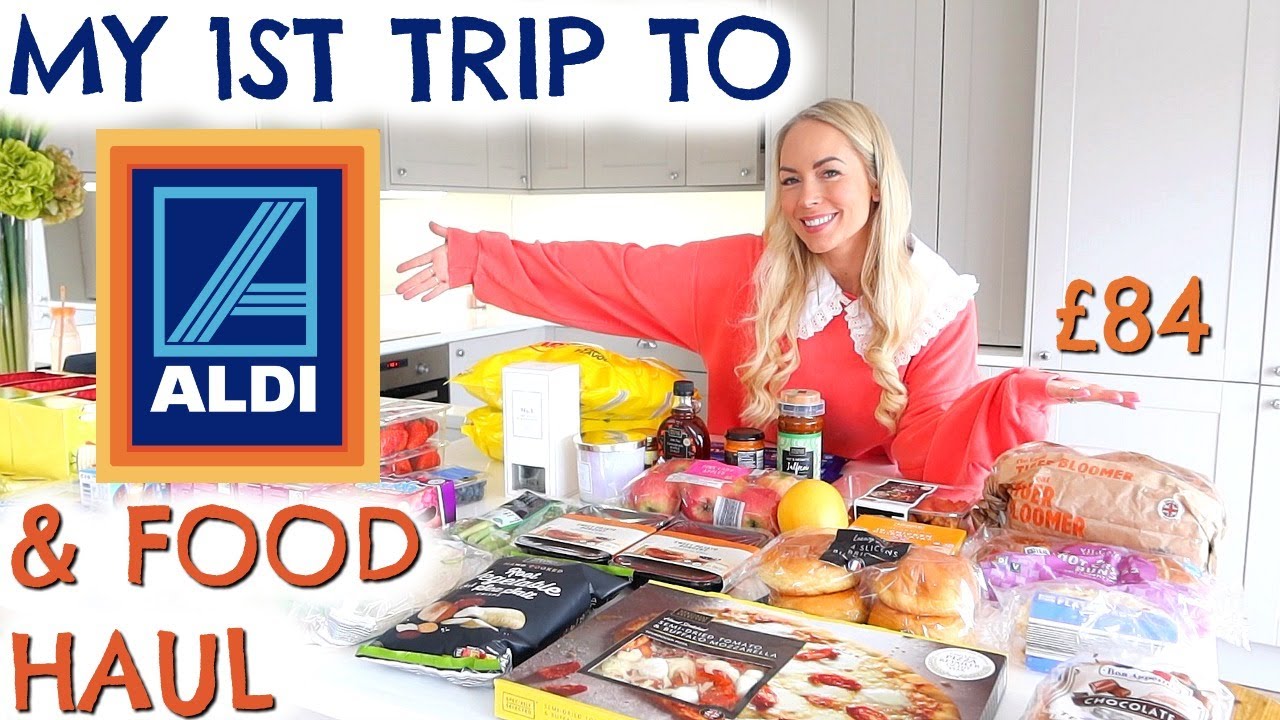MY FIRST TRIP TO ALDI & £80 GROCERY FOOD HAUL!  IS ALDI ANY GOOD?  |  EMILY NORRIS