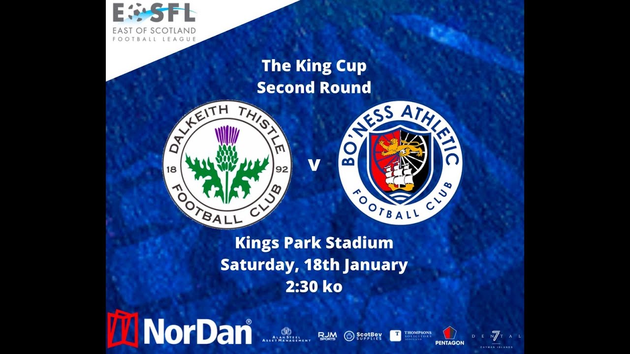 HIGHLIGHTS 2024/25 | Dalkeith Thistle 1-5 Bo'ness Athletic | The King Cup | 18.01.2025