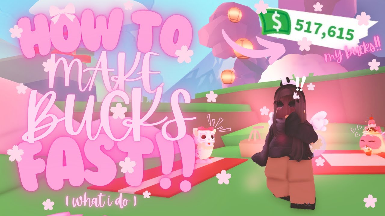 ♡ How to make bucks in Adopt me FAST!! 2025  (in depth tutorial / what i do!) ♡ ˚｡ | Roblox