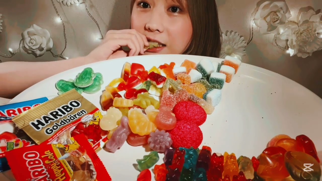 ASMR SATISFYING MUKBANG EATING CHALLENGE 🍖🍣🥩🍑🍄🍡🍧 | food asmr (Cr. @miyuasmr )