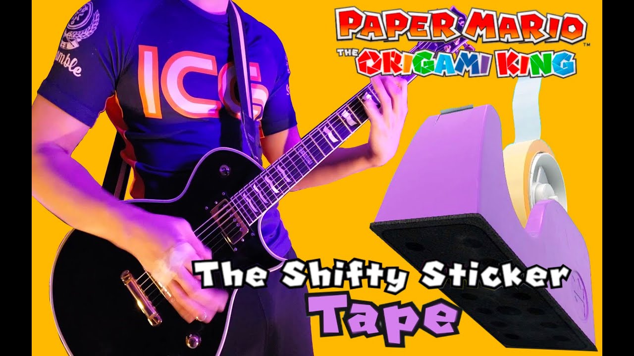 Paper Mario ToK - The Shifty Sticker (Tape) METAL COVER + GUITAR TABS - いきがり はりつけや (セロハンテープ)
