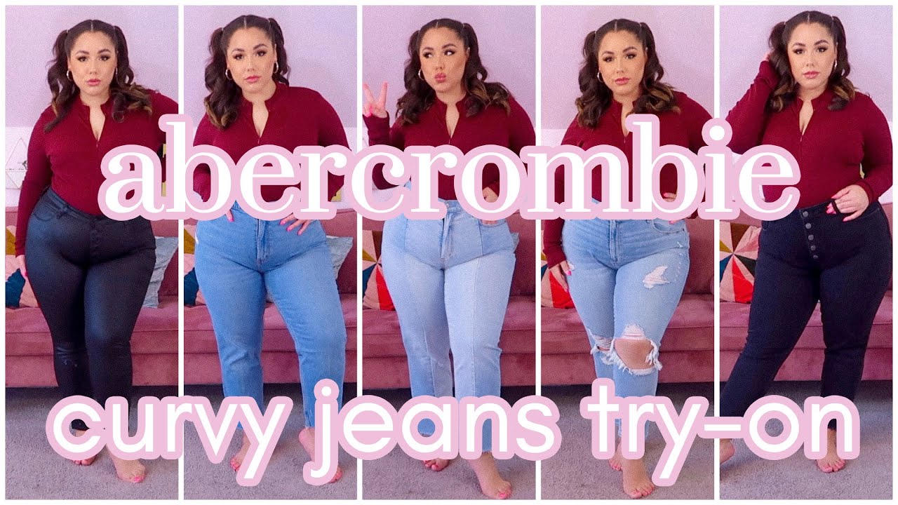 Примерка джинсов Abercrombie Curve Love | Размер 33