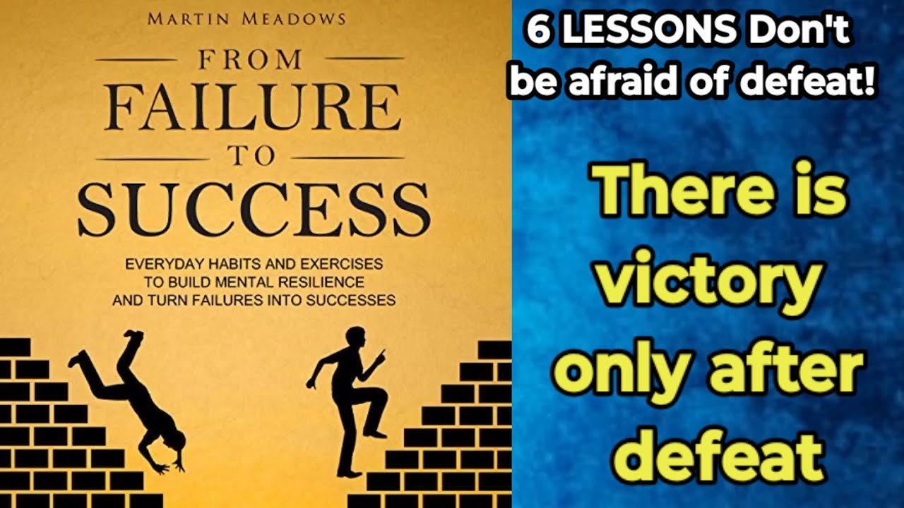 life lessons from failure to success | from failure to success life lessons