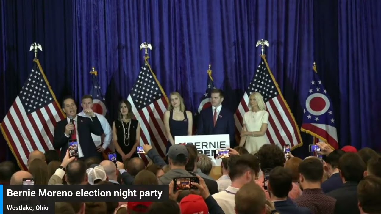 Full Bernie Moreno victory speech: Moreno grabs Ohio Senate race win over Sherrod Brown