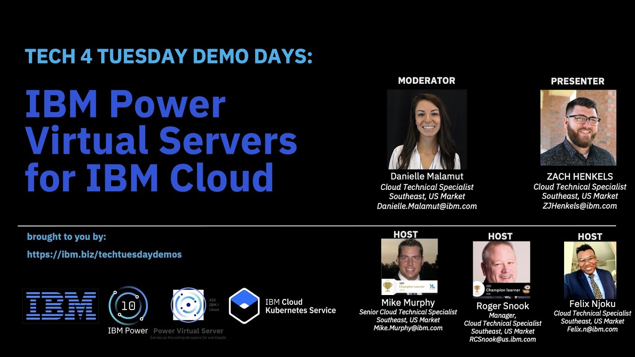 TechTuesdays DemoDays:  IBM Power Virtual Servers for IBM Cloud