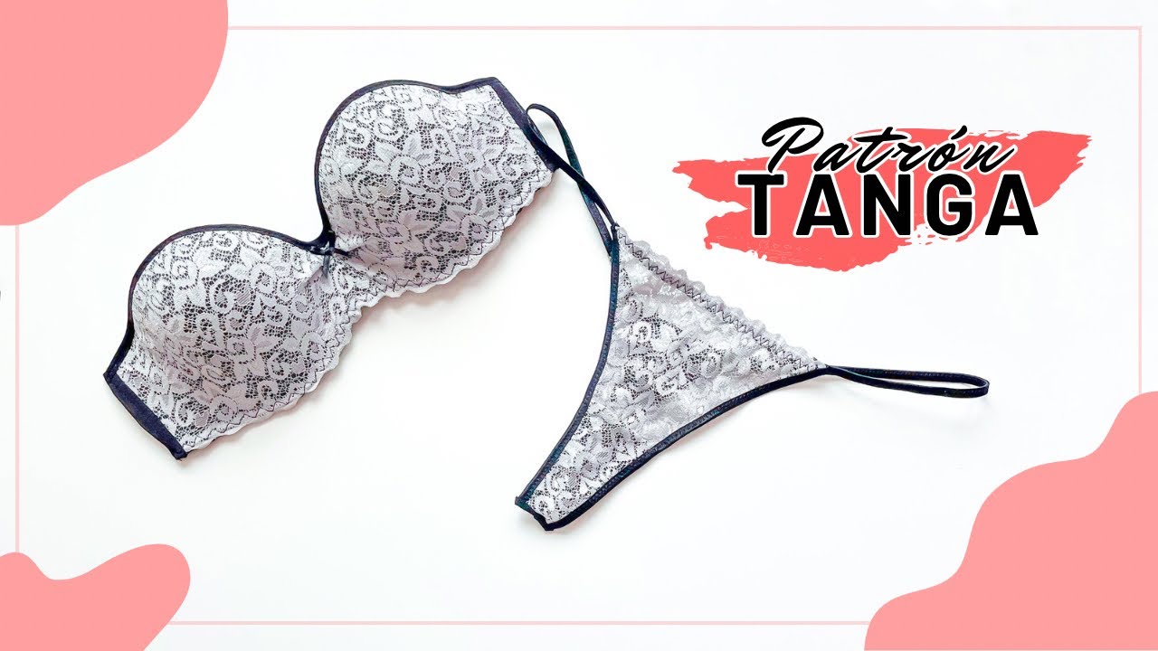 COMO HACER UNA TANGA | PATRON Y MODIFICACIÓN BASE DE PANTY | LENCERIA ROPA INTERIOR