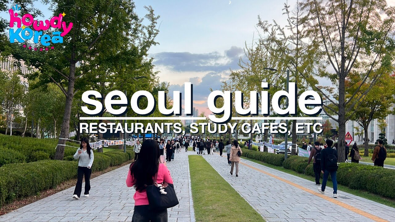 ULTIMATE SEOUL GUIDE (Sinchon edition) for Study Abroad Students | Best eats, Study cafes, etc!