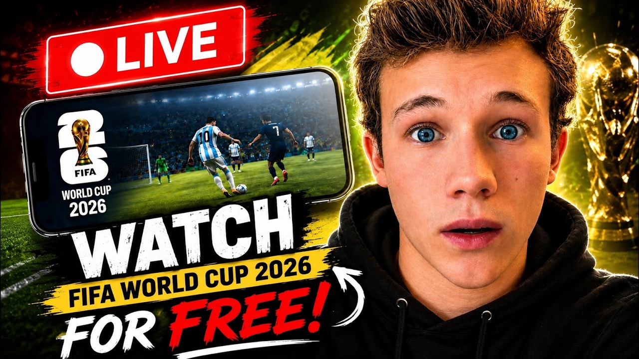 How To Watch The FIFA World Cup 2026 FREE ⚽ Best Apps & Websites (Working)