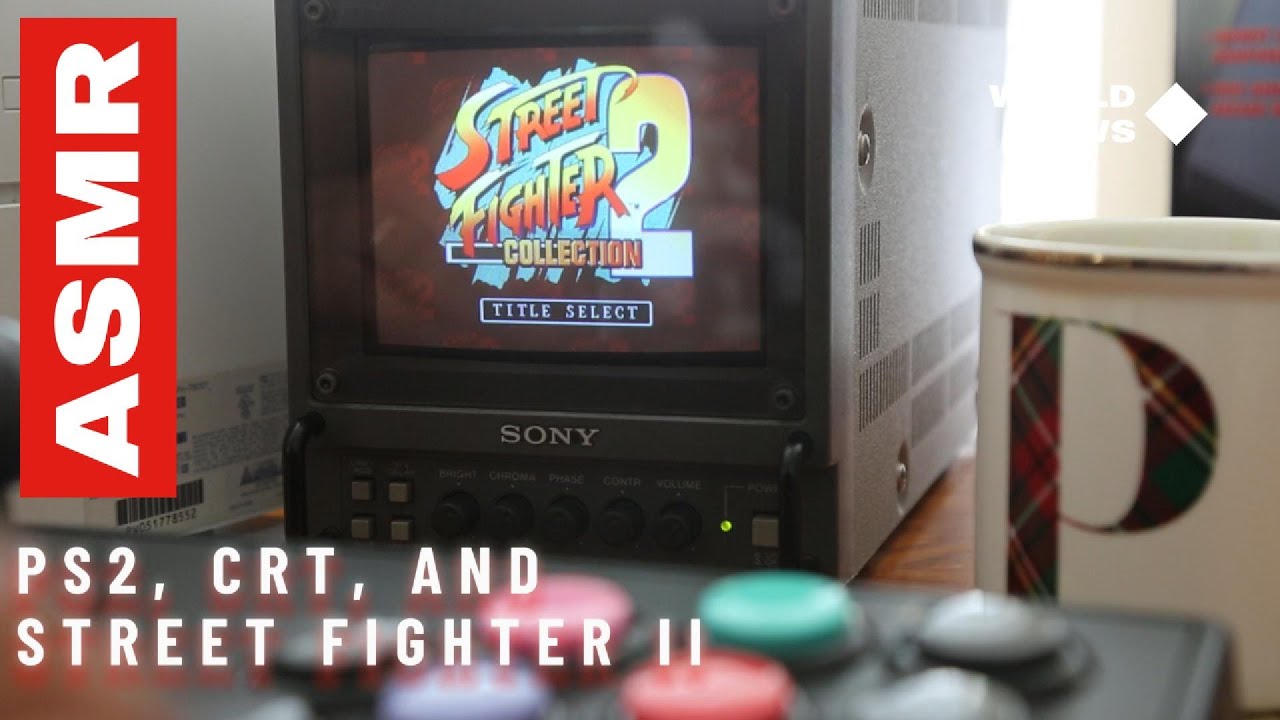 ASMR Street Fighter II Session | CRT Comfort & Coffee Vibes