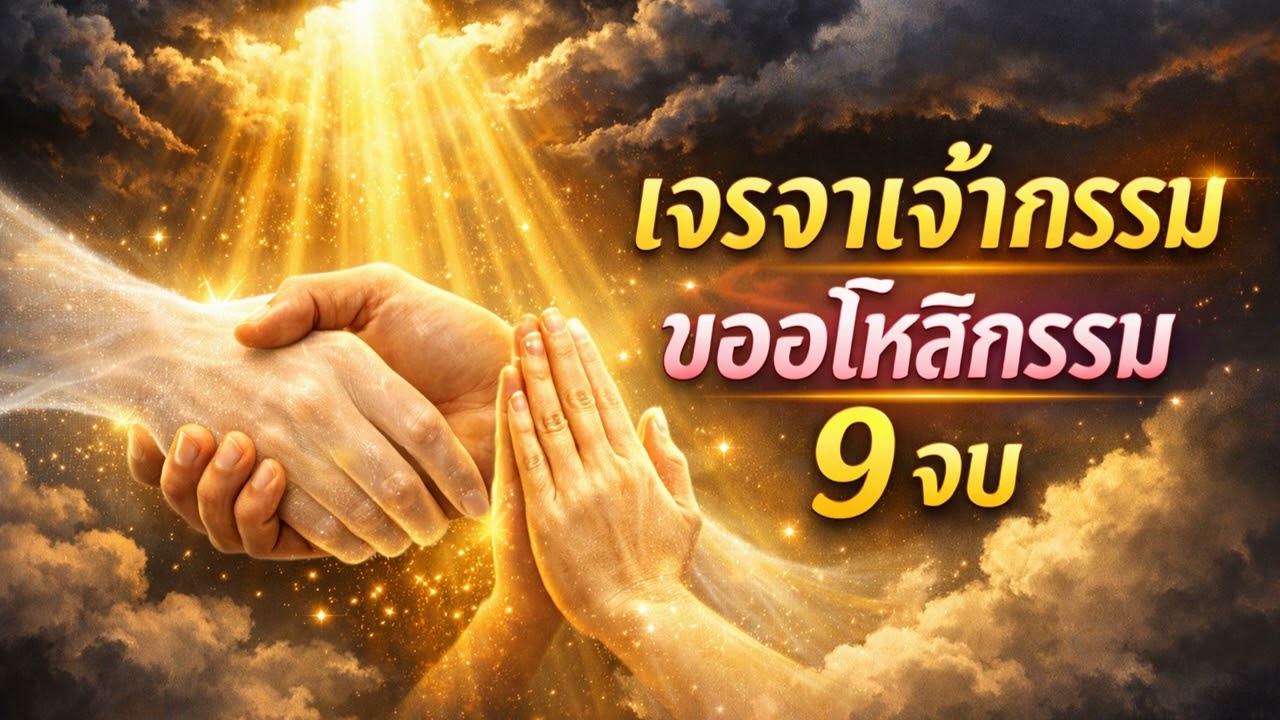บทขอขมาเจ้ากรรมนายเวร (ทำนองเจรจา) 9 จบ สงบ ขลัง ตัดเวรตัดกรรม #9จบ