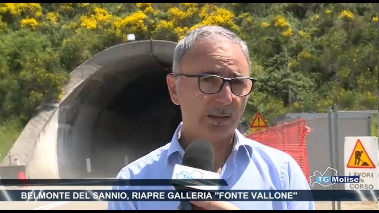 Belmonte del Sannio, riapre galleria ‘fonte vallone’