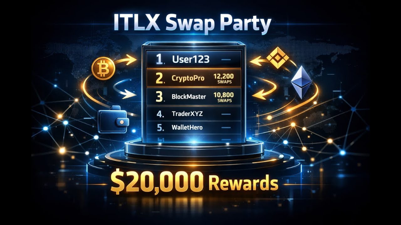 ITLX New Year Swap Party Explained | $20,000 Rewards, Leaderboard & Referral System