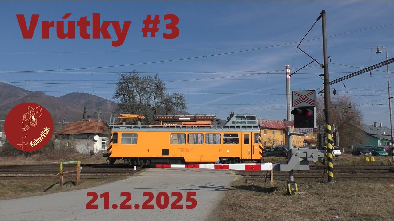 Železničné priecestie Vrútky #3 [21.2.2025]