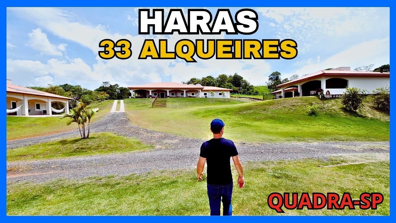 Haras de 33 alqueires à venda em Quadra-SP.