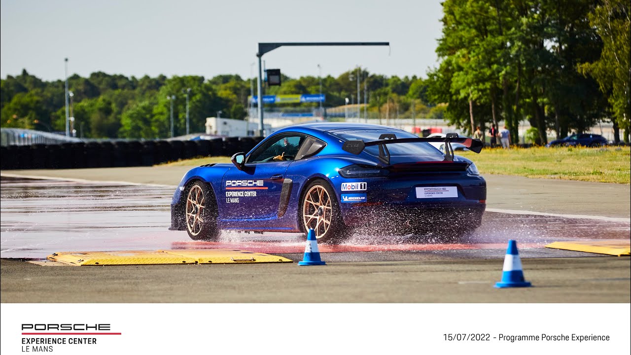 Journée au Porsche Experience center au volant de la 718 GT4 RS