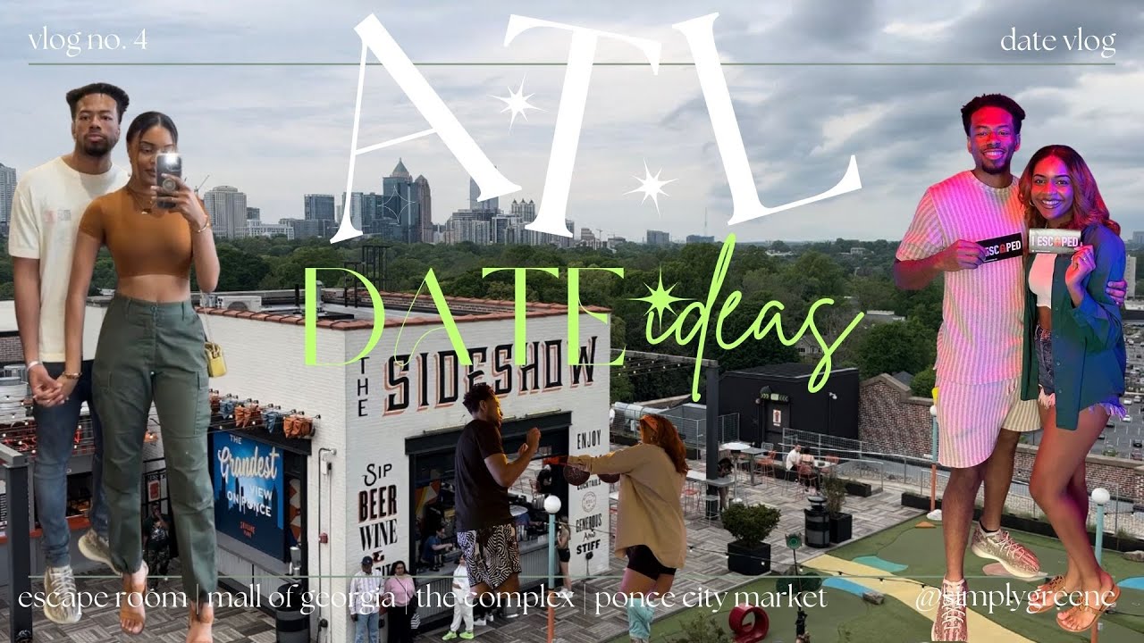ATL DATE IDEAS VLOG &hearts; Escape Room | The Complex | Ponce City Market