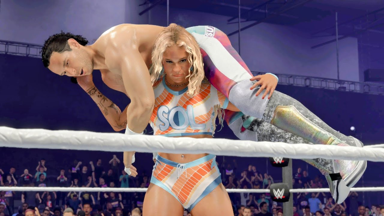 (WWE 2K25) Reverse Ryona - Sol Ruca Snatches Noam Dar's Soul!