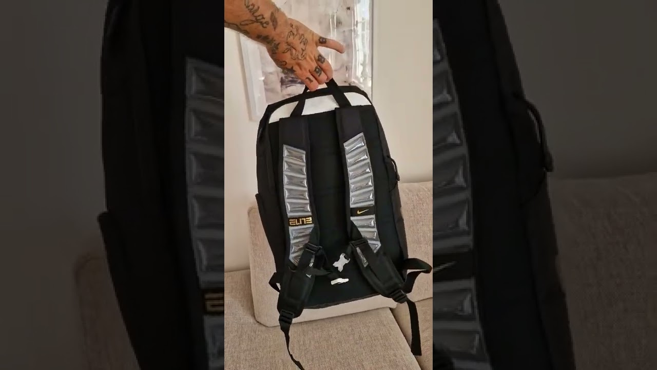 Nike Elite Pro Hoops Backpack Gold Edition
