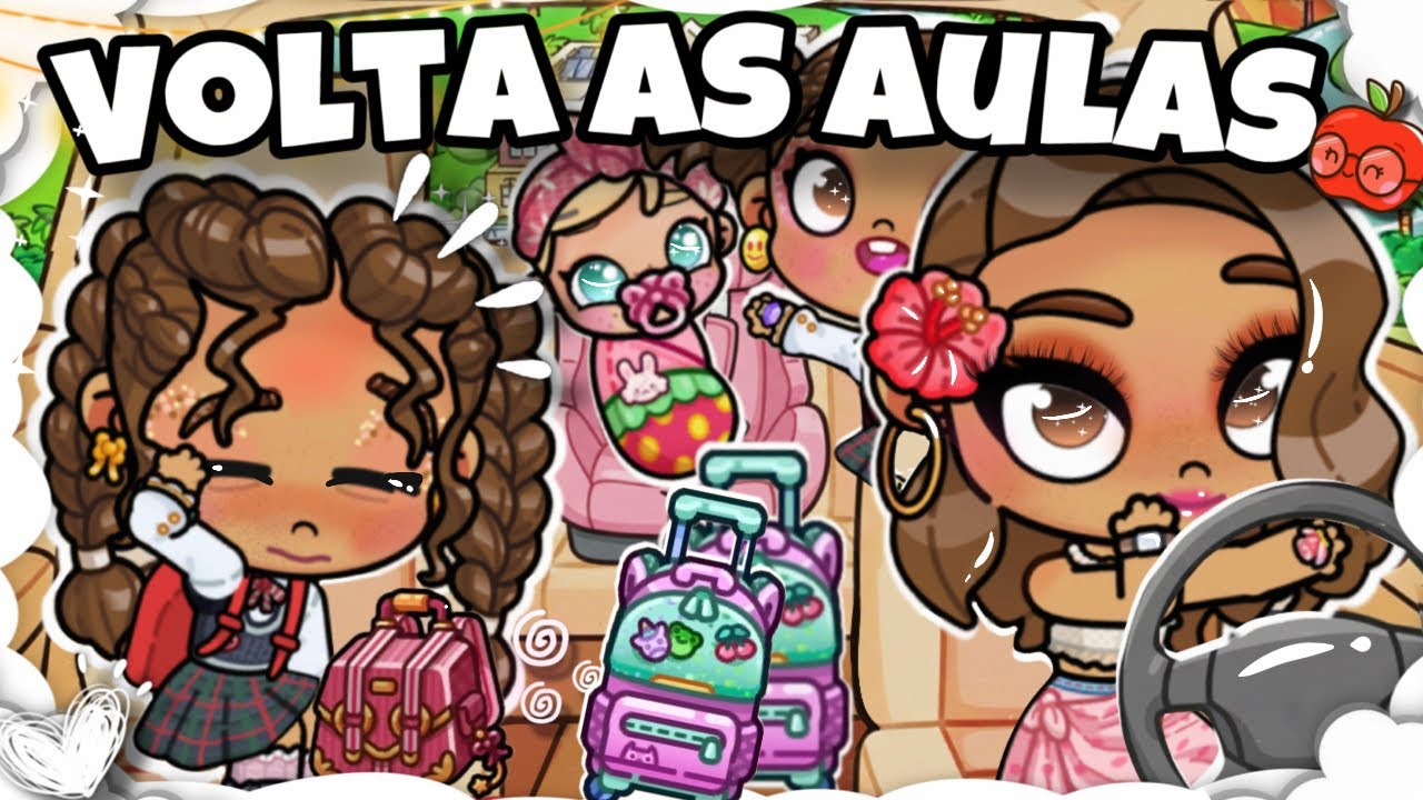 ⋆˚꩜｡ ROTINA VOLTA ÀS AULAS 🏫📚 PRIMEIRO DIA DE AULA DAS GÊMEAS | AVATAR WORLD RP E HISTORIAS PAZU✨