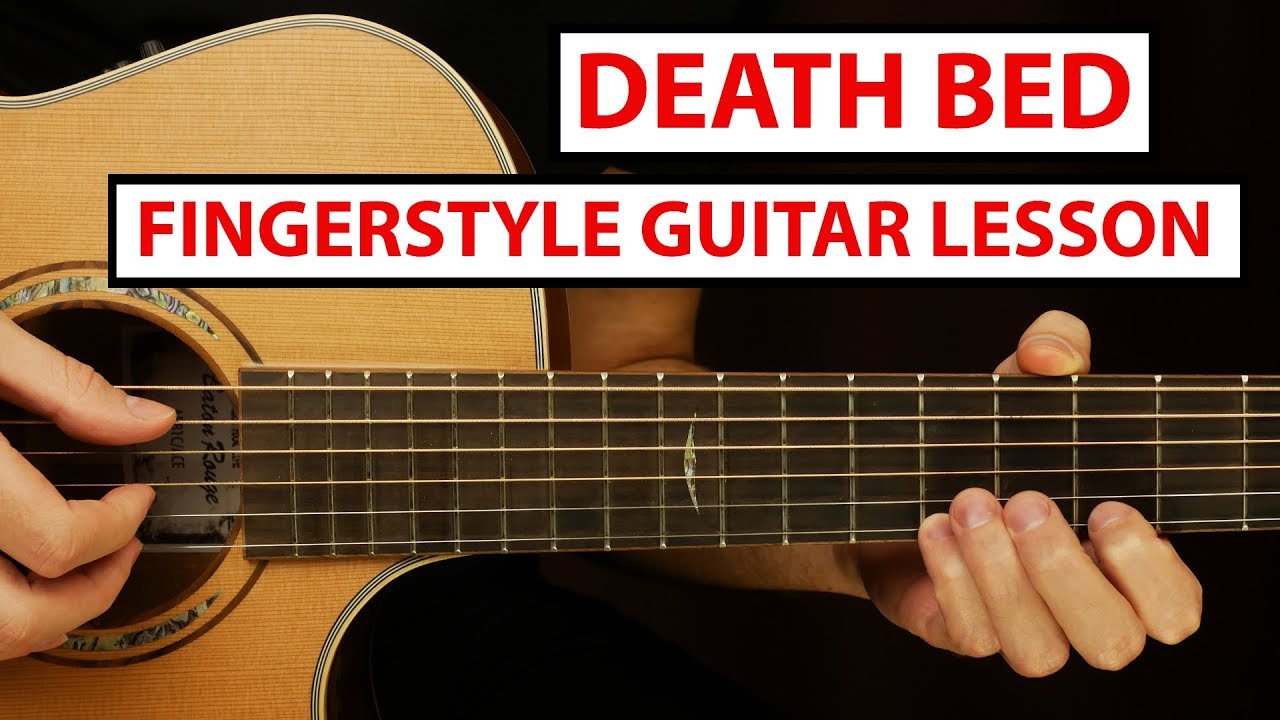 Powfu - Death Bed | Fingerstyle Guitar Lesson (Tutorial) How to Play Fingerstyle