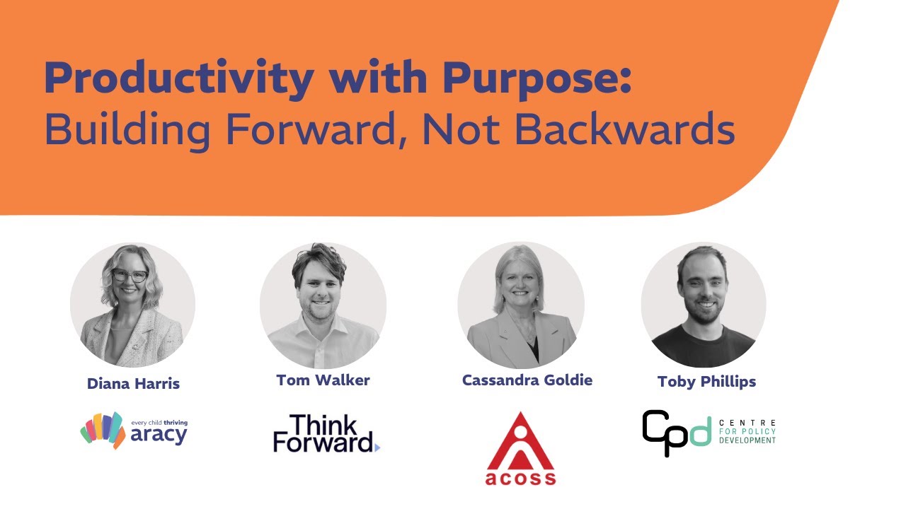 Productivity with Purpose: Building Forward, Not Backwards