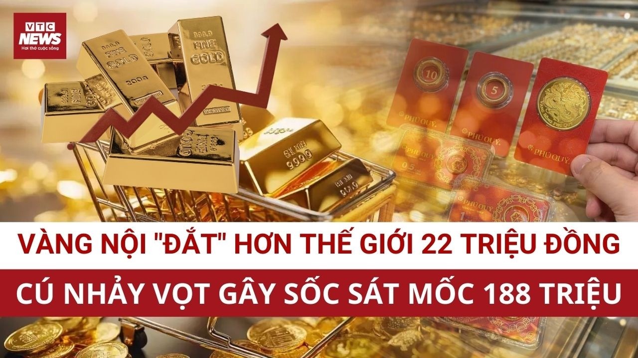 Vàng SJC tăng sốc 1,1 triệu đồng chỉ trong một phiên: Chu kỳ 