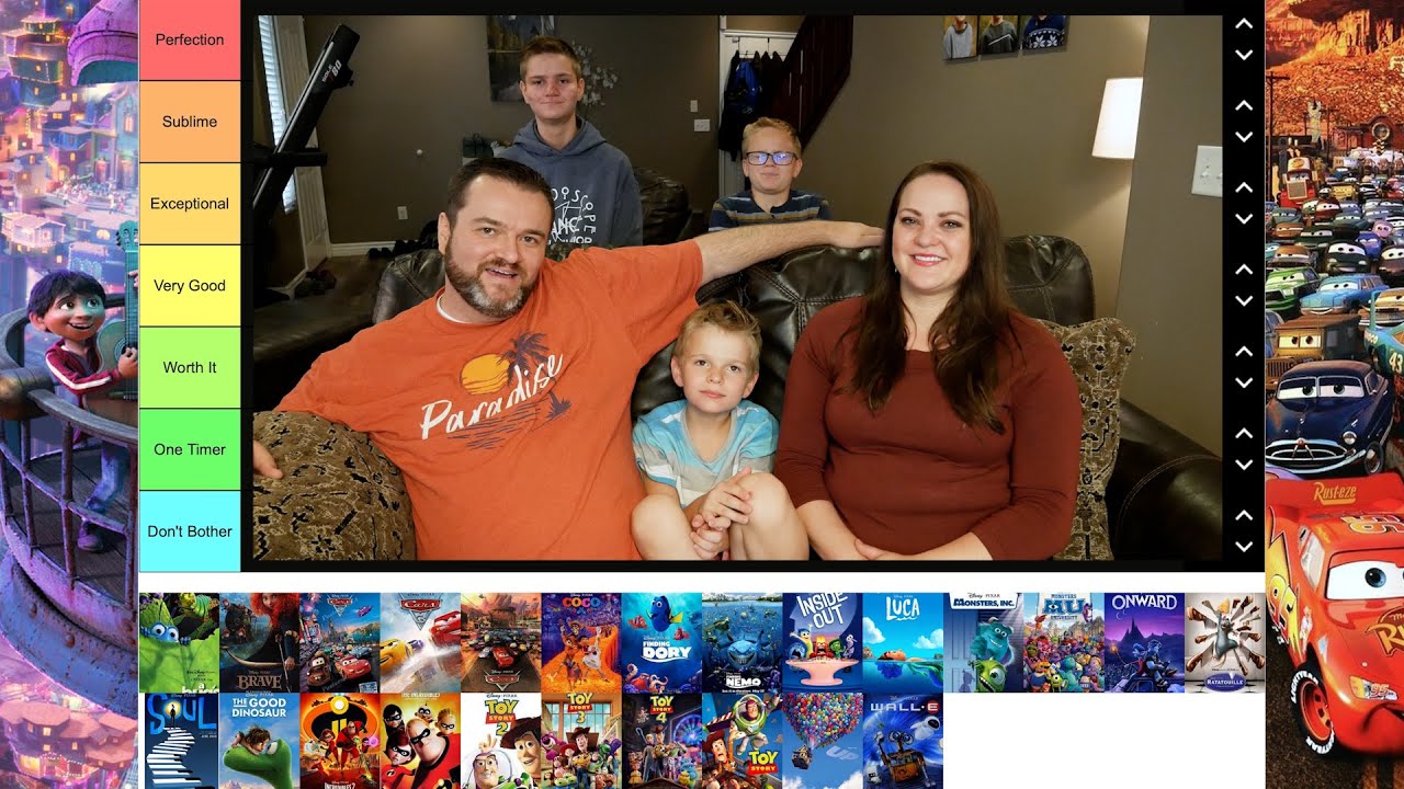 Autism Family Ranks Pixar Films