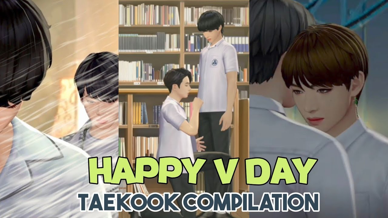 Happy V Day | Taekook Moments Compilation : BTS Universe Story 