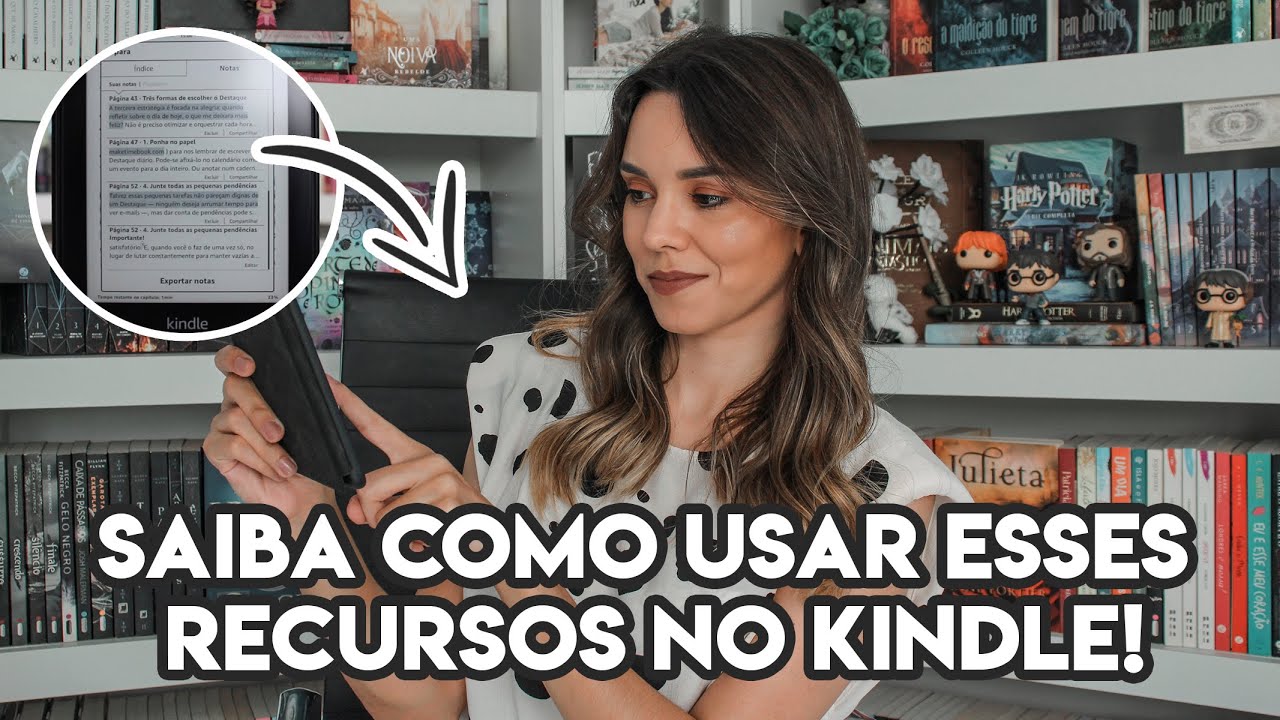 Kindle Paperwhite: Como grifar trechos ou adicionar e exportar notas