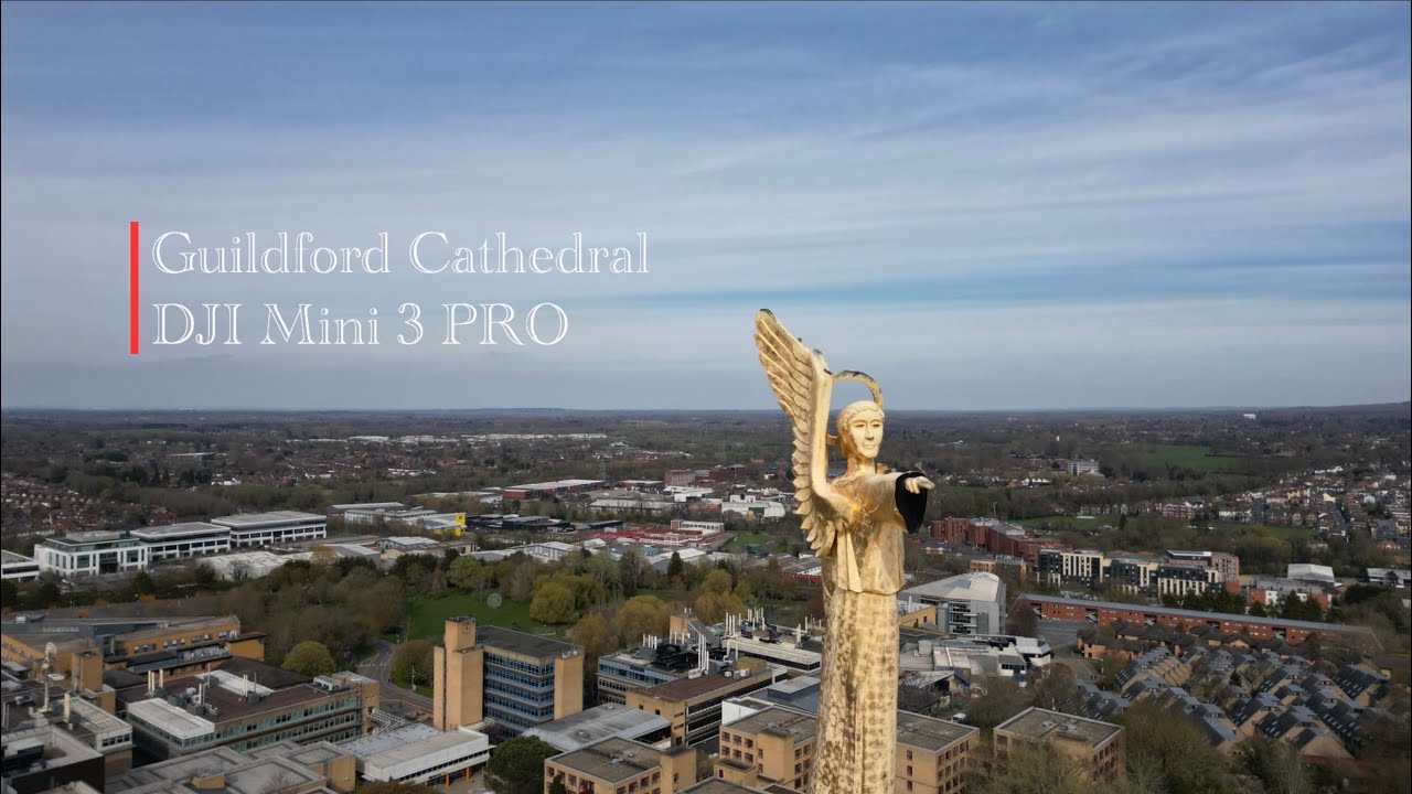 Guildford Cathedral - DJI Mini 3 PRO - Freewell ND32 Filter