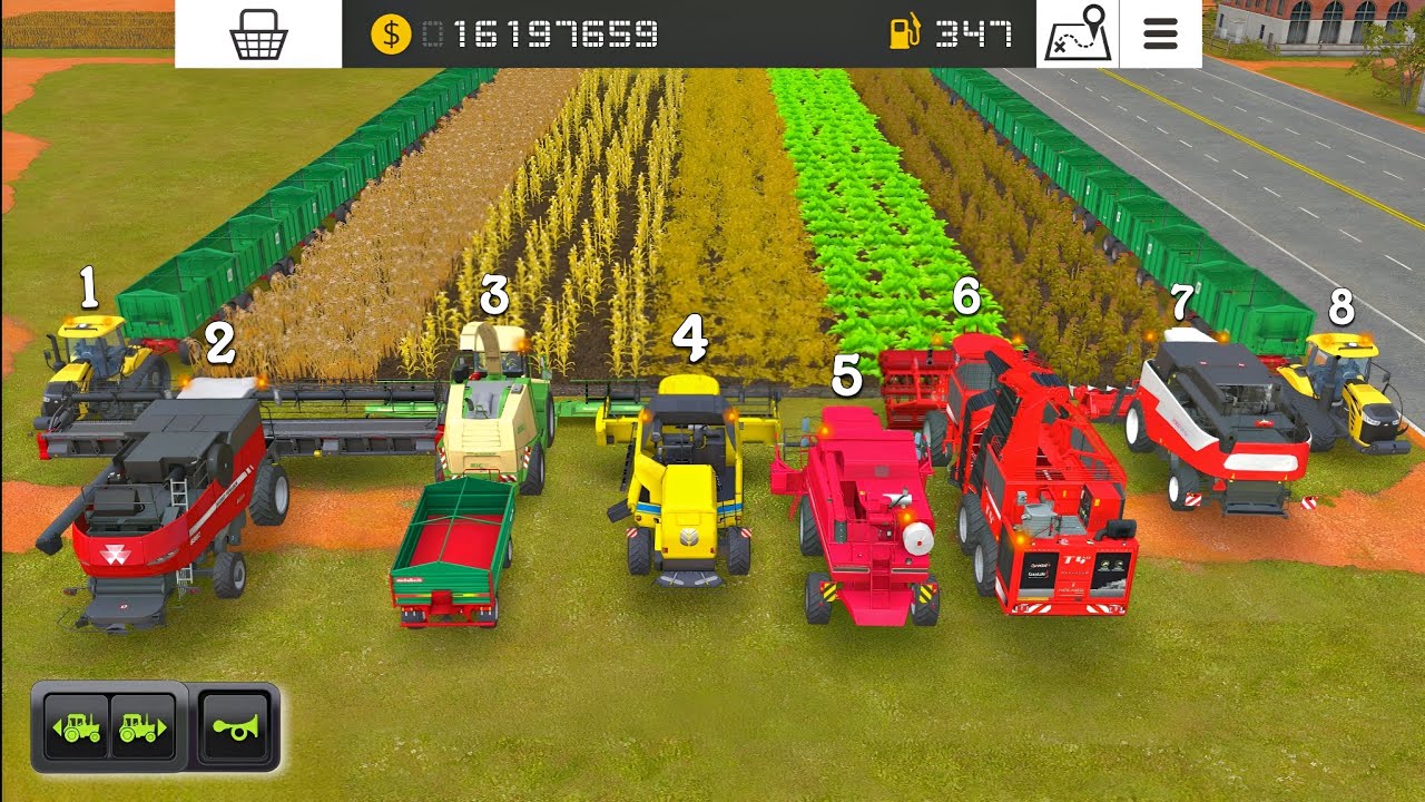 Fs 18 Complete Harvesting - Multiplayer | Fs18 All Crops Harvest Gameplay | Fs18 #fs18