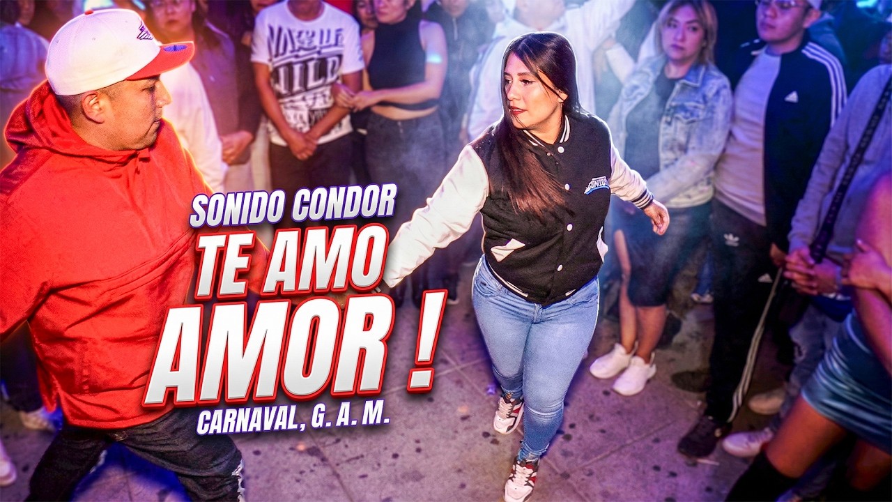 👉 Te Amo Amor ❤️ Salsa | Sonido Condor | Carnaval GAM, Martin Carrera
