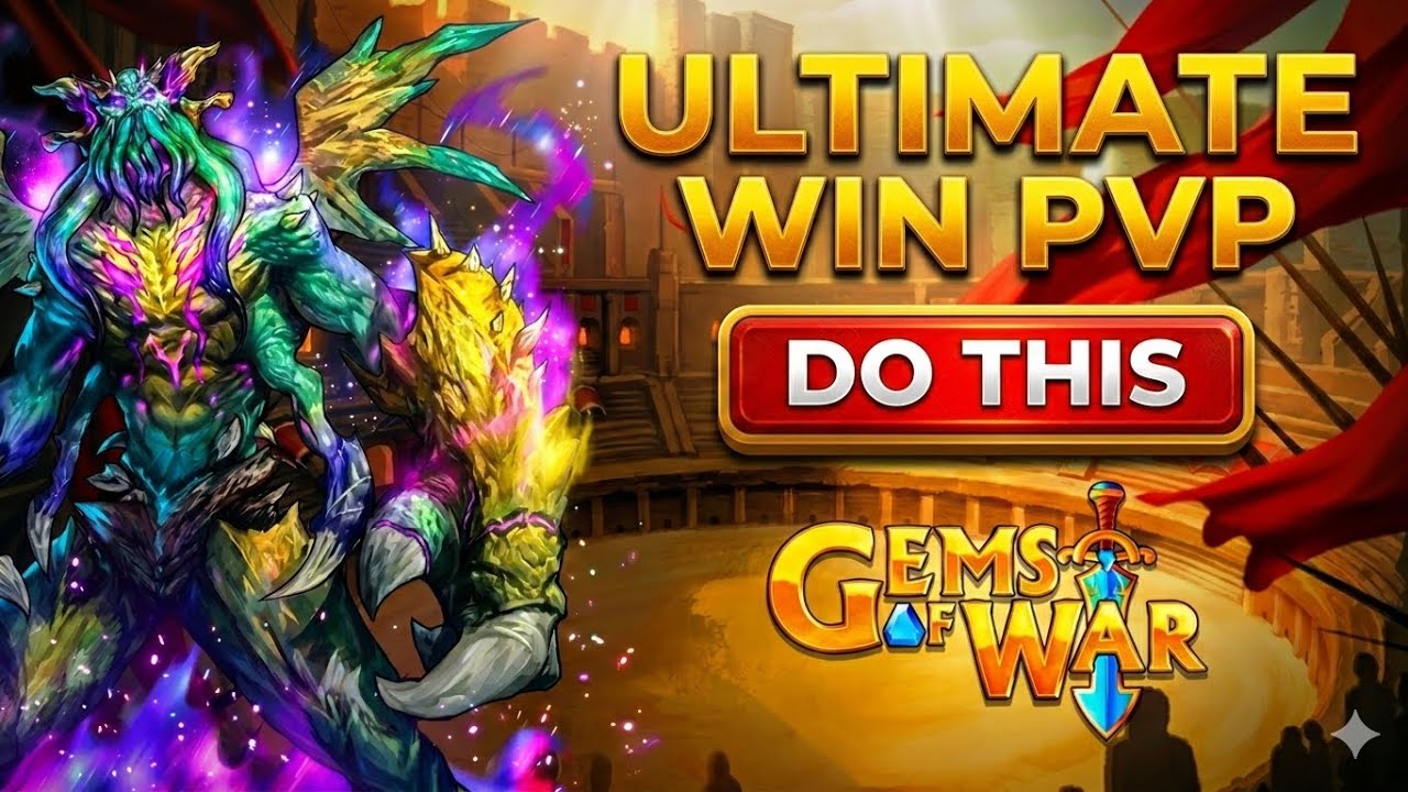 DOMINATE PVP! GEMS OF WAR BEST PVP TEAM STRATEGY! No Stellarix No Diamantina
