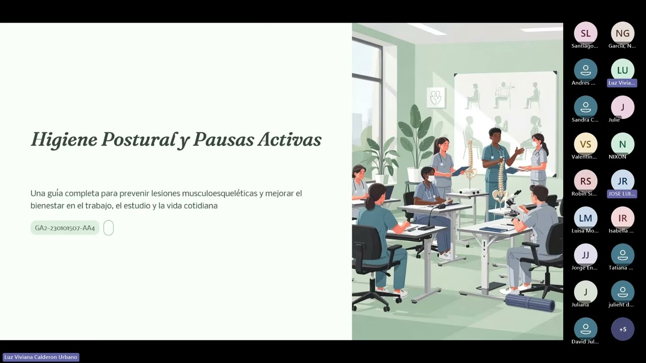 Invitación sesión en línea   Ficha antropométrica Folleto de lesiones más comunes en el trabajo o vi