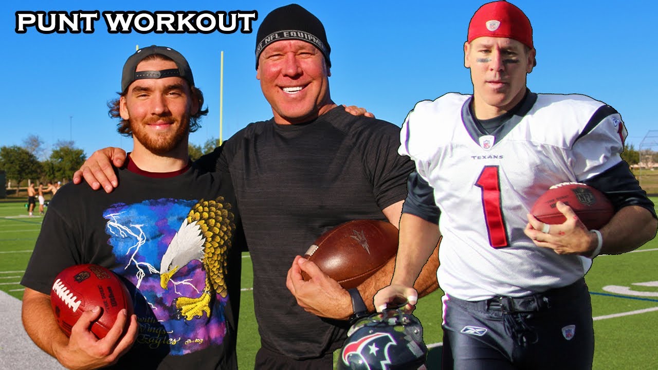 ALL-PRO NFL Punter Matt Turk Gave Me Punting Lessons During a Punt Workout! (Raw Footage) Hangtime