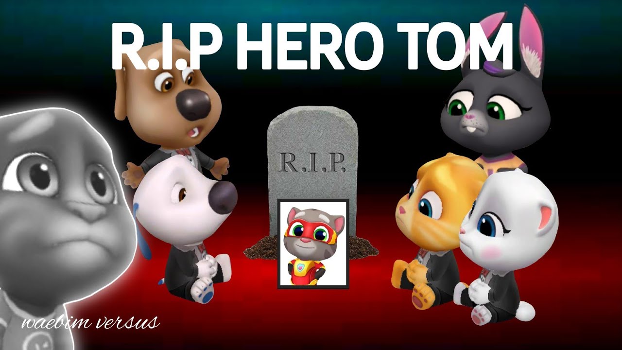 My Talking Tom Friends - R.I.P HERO TOM - GOODBYE HERO TOM - Talking Tom Hero Dash 150226 #1