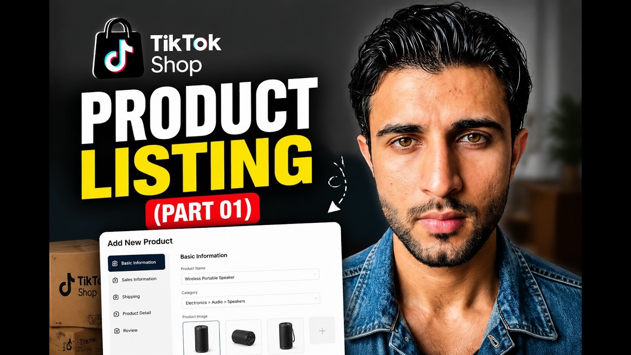 TikTok Shop Product Listing ( Part 01) | Step-by-Step Tutorial 2026