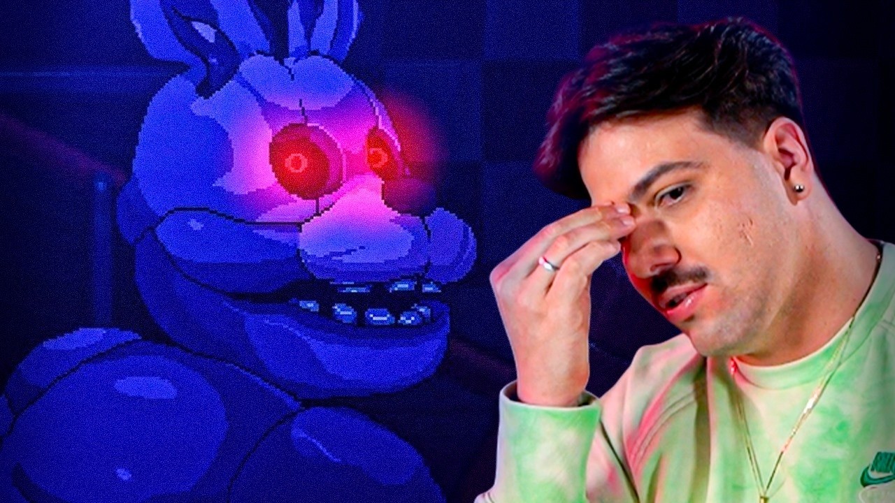 Ah não, mais um coelho maldito atrás de mim - FNAF: Into the Pit