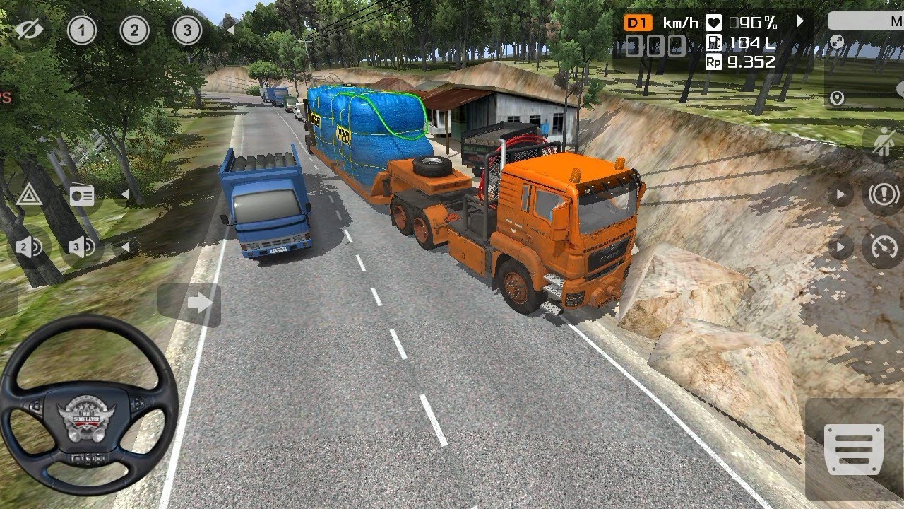 EXTREME MAN LONG TRAILER TRUCK DRIVE WITH HEAVY TRAFFIC ON DANGEROUS MOUNTAIN ROADS | PART 5